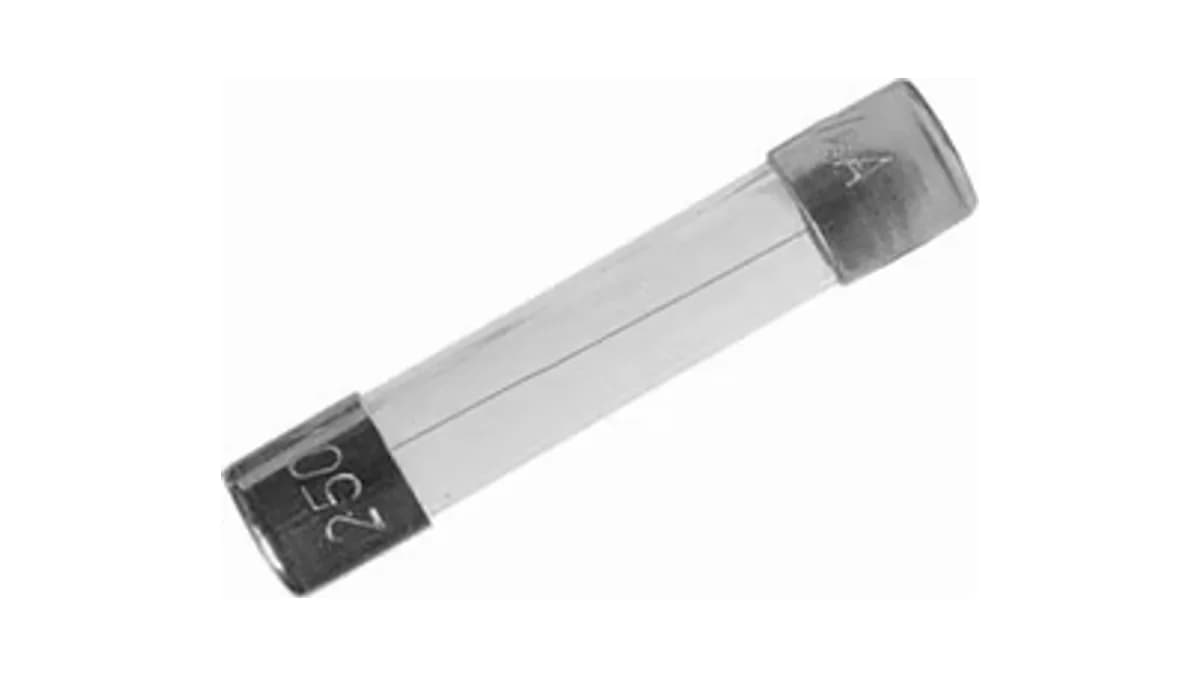 Glass cartridge fuse